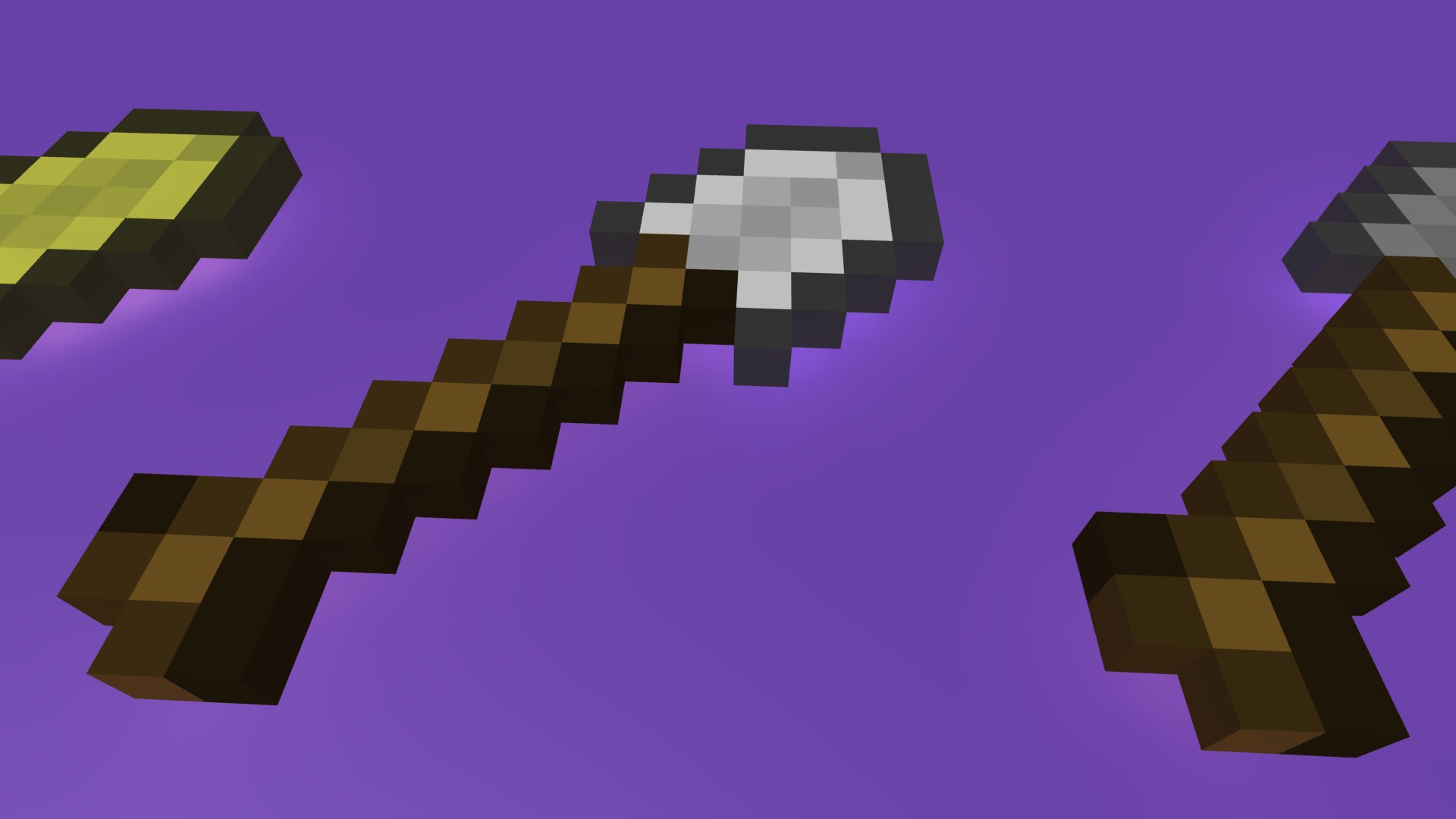 3d Shovel Minecraft