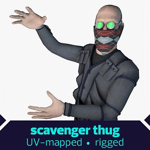 3d model scavenger thug