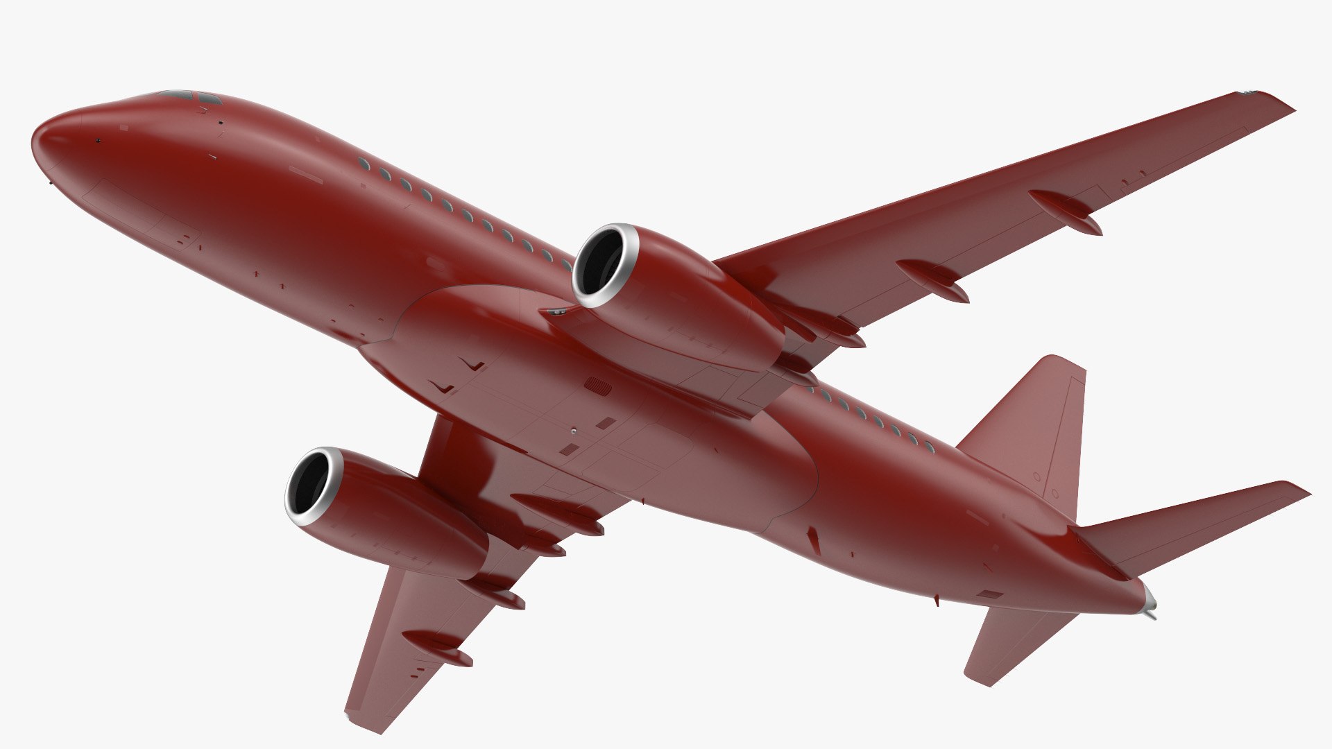 Regional Jet Flight 3D model preview