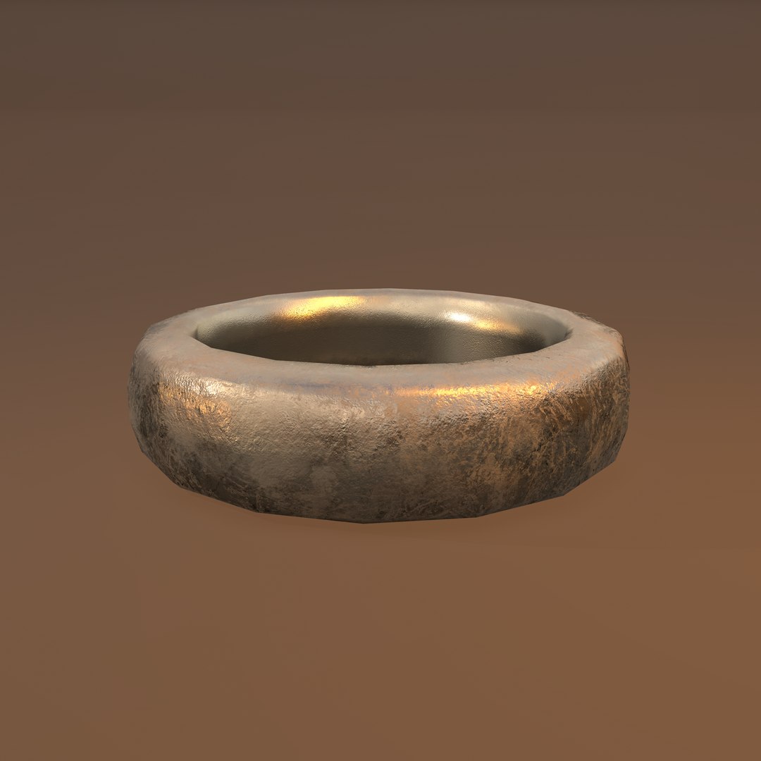Free Gold Band Ring Model - TurboSquid 1408581