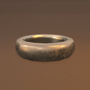 gold band ring model