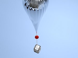 3d model weather balloon
