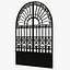 3d iron door model