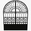 3d iron door model
