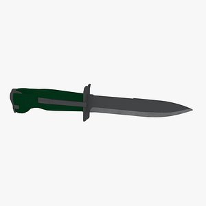 3D scout knife model