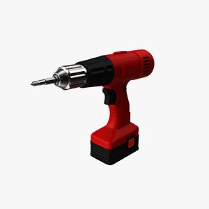 Cartoon Cordless Drill