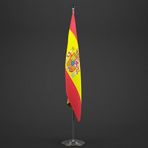 spain flag pole 3ds