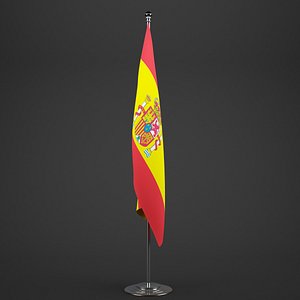 Spain Flag Pole
