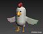 Rigged Chicken Character