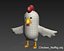 Rigged Chicken Character