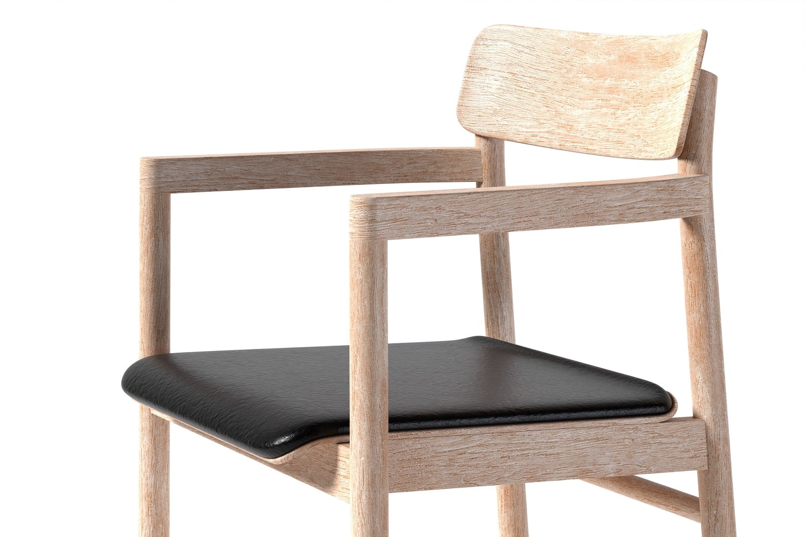 3D 3 Model Of Fredericia Post Chair Model - TurboSquid 1911703