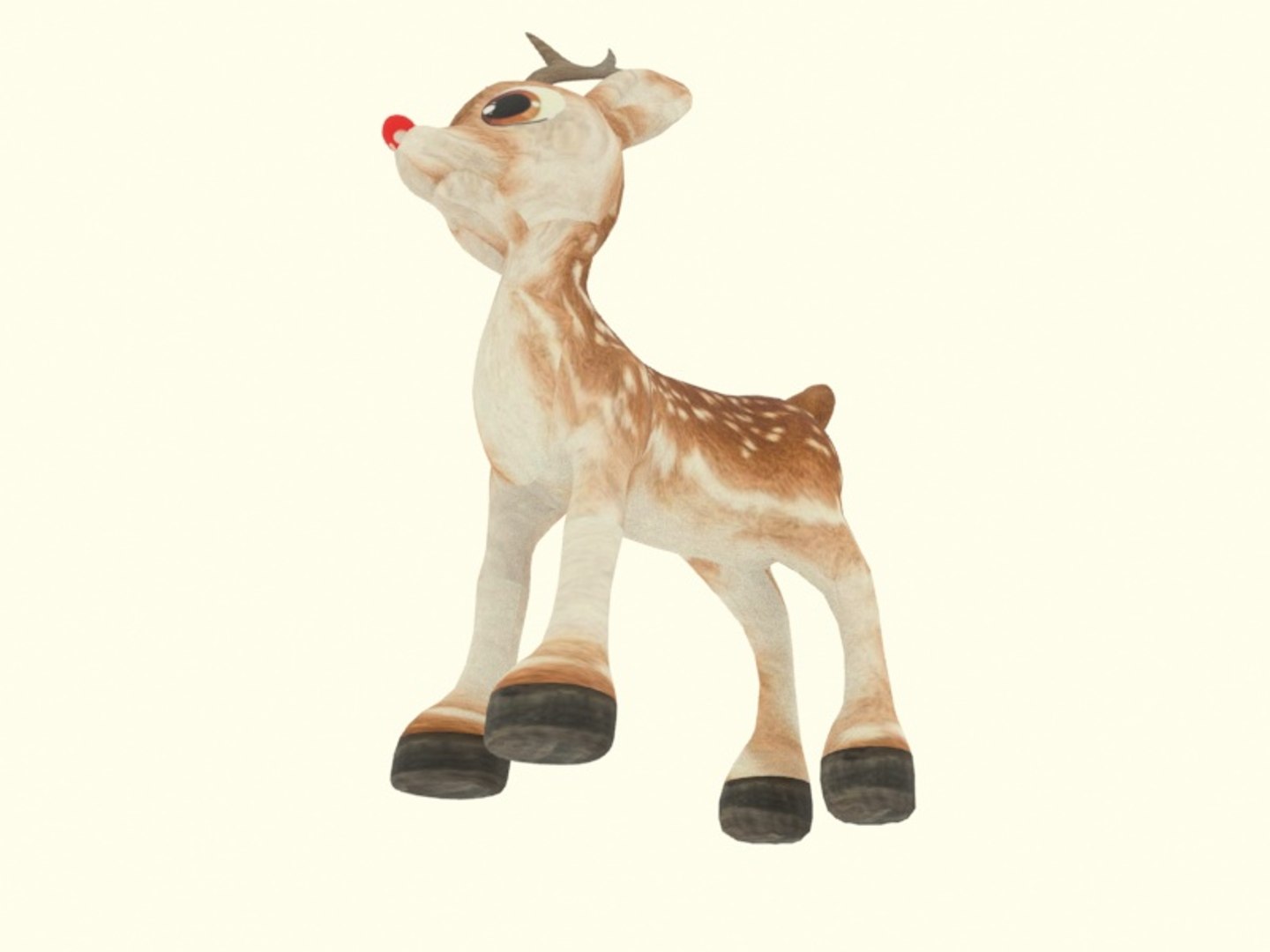 Rudolph Red Nose Reindeer 3D - TurboSquid 2319834