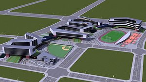 School 5 3D model