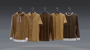 Hanging Clothes model