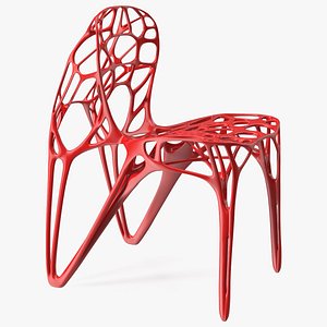 3D model Modern GENERICO Chair Red