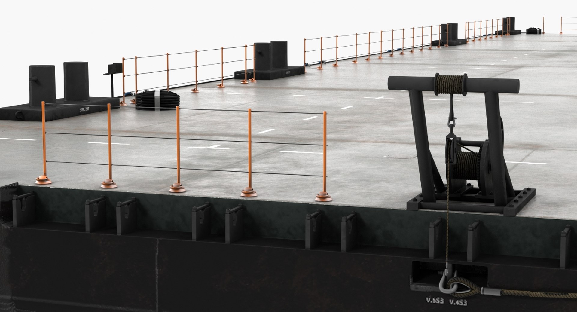3D pontoon barge model https://p.turbosquid.com/ts-thumb/V9/398sMf/tnFdoz1Y/damenstanpontoonbarge3dmodel011/jpg/1531780685/1920x1080/fit_q87/c8d8e10a7fc200a3c3d8c53309578f9171f5e4c9/damenstanpontoonbarge3dmodel011.jpg