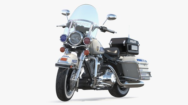 美国纽约警察局摩托车Road King Rigged3D模型- TurboSquid 2325596