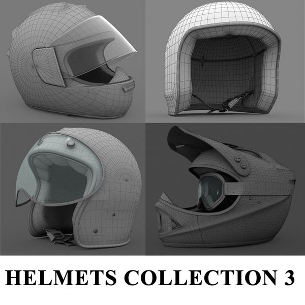 motorbike helmet 3d model