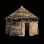 PRIMITIVE AFRICAN PRIMAL HUT SHELTER HOUSE COTTAGE COLLECTION