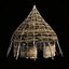 PRIMITIVE AFRICAN PRIMAL HUT SHELTER HOUSE COTTAGE COLLECTION