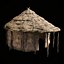 PRIMITIVE AFRICAN PRIMAL HUT SHELTER HOUSE COTTAGE COLLECTION