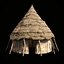 PRIMITIVE AFRICAN PRIMAL HUT SHELTER HOUSE COTTAGE COLLECTION