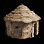 PRIMITIVE AFRICAN PRIMAL HUT SHELTER HOUSE COTTAGE COLLECTION