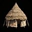 PRIMITIVE AFRICAN PRIMAL HUT SHELTER HOUSE COTTAGE COLLECTION
