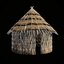 PRIMITIVE AFRICAN PRIMAL HUT SHELTER HOUSE COTTAGE COLLECTION