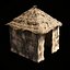 PRIMITIVE AFRICAN PRIMAL HUT SHELTER HOUSE COTTAGE COLLECTION