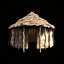 PRIMITIVE AFRICAN PRIMAL HUT SHELTER HOUSE COTTAGE COLLECTION