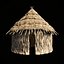 PRIMITIVE AFRICAN PRIMAL HUT SHELTER HOUSE COTTAGE COLLECTION
