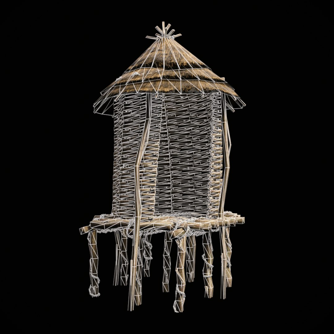 3D PRIMITIVE AFRICAN PRIMAL HUT SHELTER HOUSE COTTAGE COLLECTION model https://p.turbosquid.com/ts-thumb/V9/7w50Sd/vR/african_hut_009_wireframe/png/1683920201/1920x1080/fit_q87/cd16c55dd5663f9c9a6c6f0604aecc133d0b457d/african_hut_009_wireframe.jpg