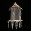 PRIMITIVE AFRICAN PRIMAL HUT SHELTER HOUSE COTTAGE COLLECTION