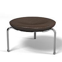 Poul Kjaerholm PK 33 Kold Christisen pouf
