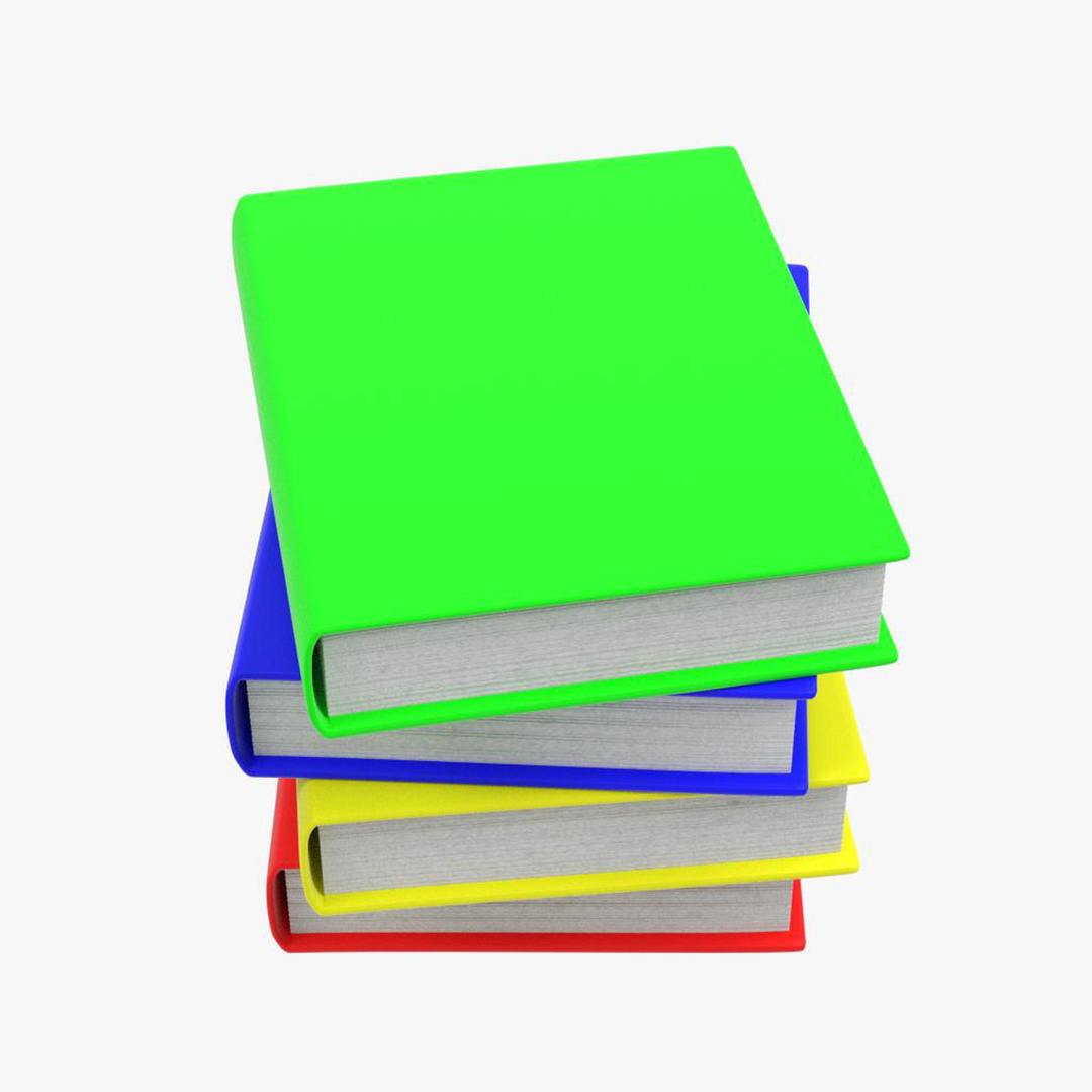 3D Model Stack Books 1 - TurboSquid 1341530