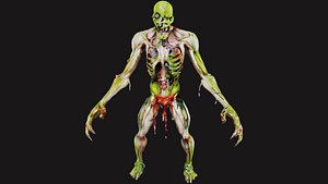 3D model Animated Zombies Pack