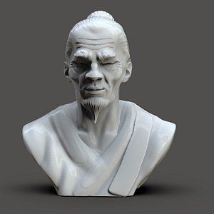Kung fu master bust