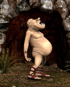 3d model character polyphemus