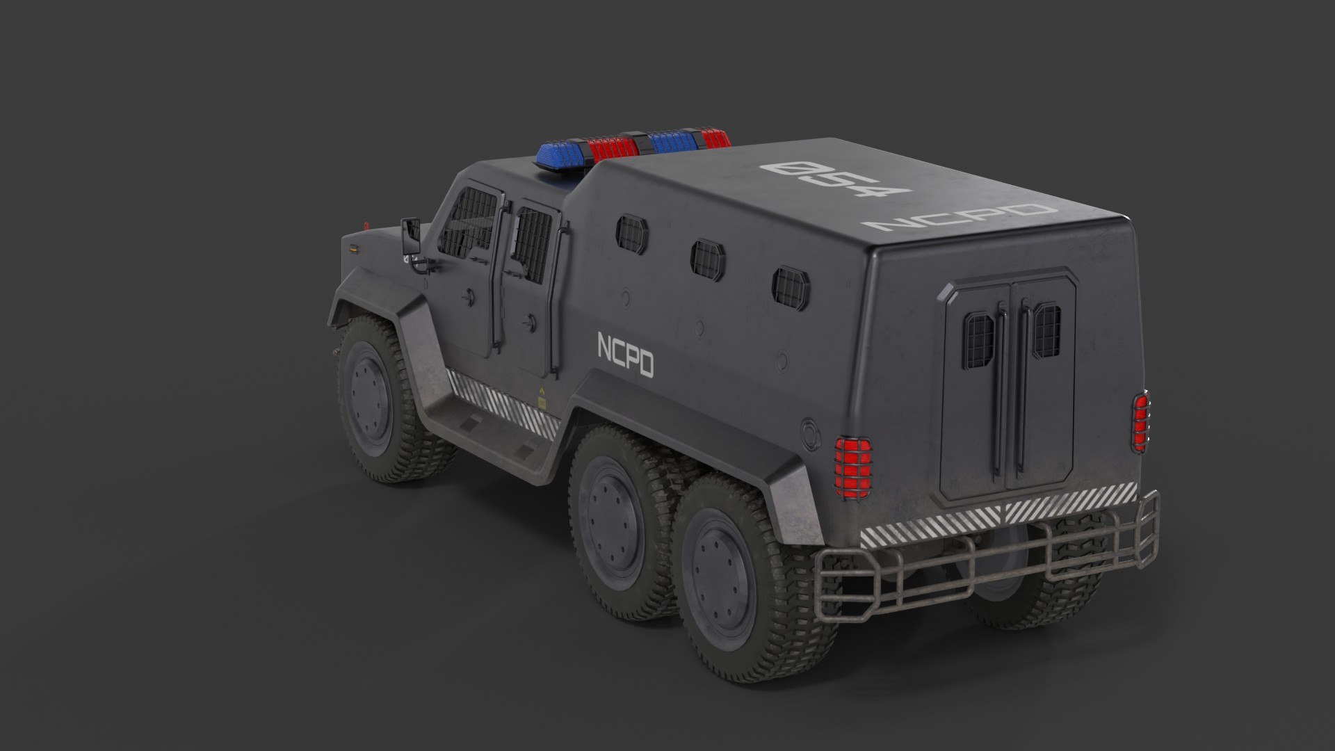 Police APC 3D Model - TurboSquid 2067334