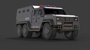 Police APC 3D model