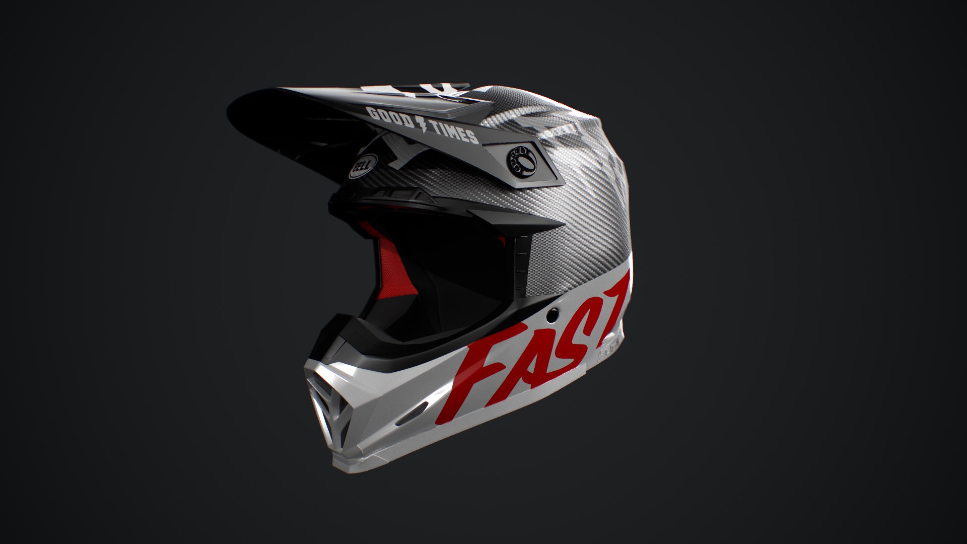 Bell Moto-9 Carbon Flex Fasthouse WRWF Helmet