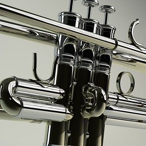 3d trumpet pop brass