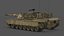 M1 Abrams Battle Tank Low-poly 3D model