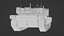 M1 Abrams Battle Tank Low-poly 3D model