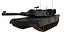 M1 Abrams Battle Tank Low-poly 3D model