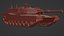 M1 Abrams Battle Tank Low-poly 3D model