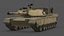 M1 Abrams Battle Tank Low-poly 3D model