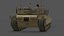 M1 Abrams Battle Tank Low-poly 3D model
