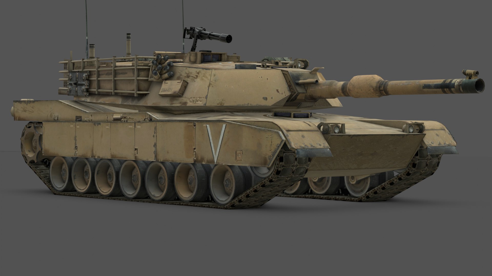 M1 Abrams Battle Tank Low-poly 3D model model https://p.turbosquid.com/ts-thumb/V9/Wng40F/o8/r7/png/1749880993/1920x1080/fit_q87/edf46c70c1b298000f9a7c448e9397d0de814be5/r7.jpg